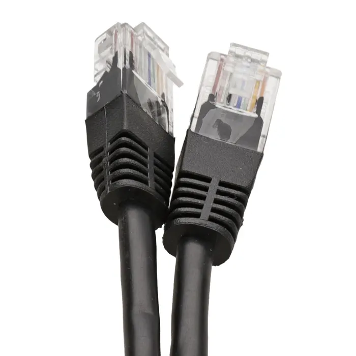 Black Network Ethernet RJ45 Cat5E-CCA UTP PATCH 26AWG Cable 0.3m 30cm