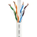 CORE CAT6 Indoor U/UTP Solid Bare Copper Cable, LSZH, 305m, 23AWG, CPR Dca, 550MHz Model: C-3056 LSZH W